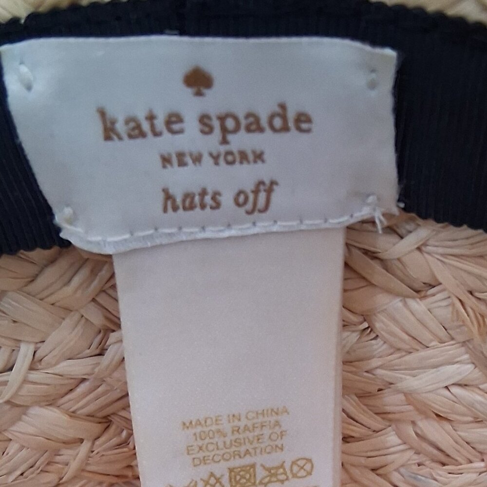 Kate Spade New York Raffia Sunhat - Picture 3 of 6